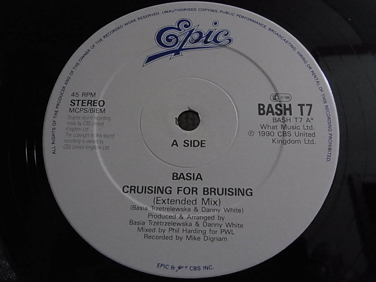 UK12' Basia/Cruising For Bruising-Extended Mix *Mixed by Phil Harding For PWL_画像3
