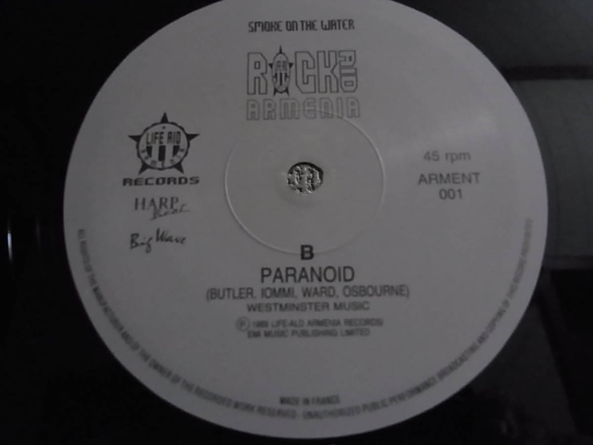 Fra12' Rock Aid Armenia/Smoke On The Water-Black Sabbath/Paranoid_画像4