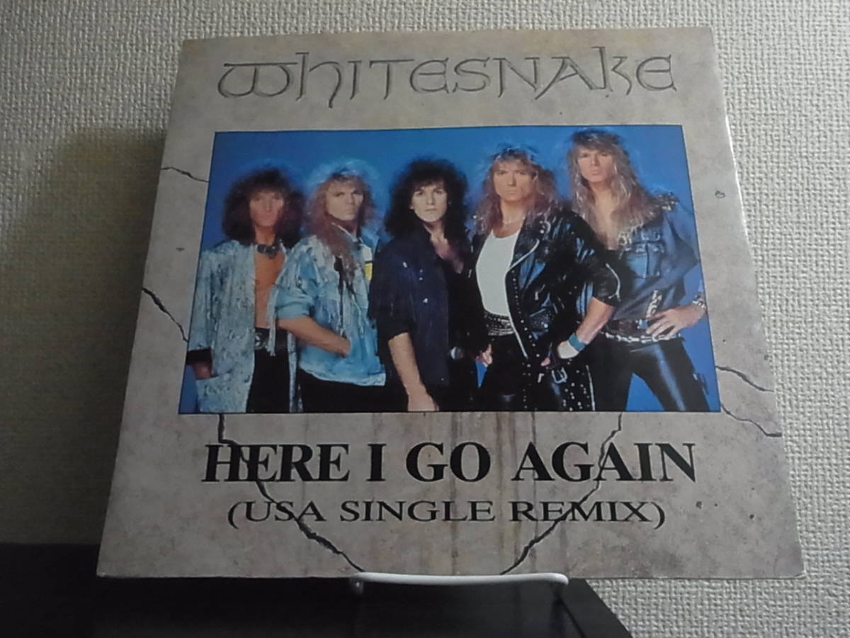 UK12' Whitesnake/Here I Go Again-USA Single Remix_画像1