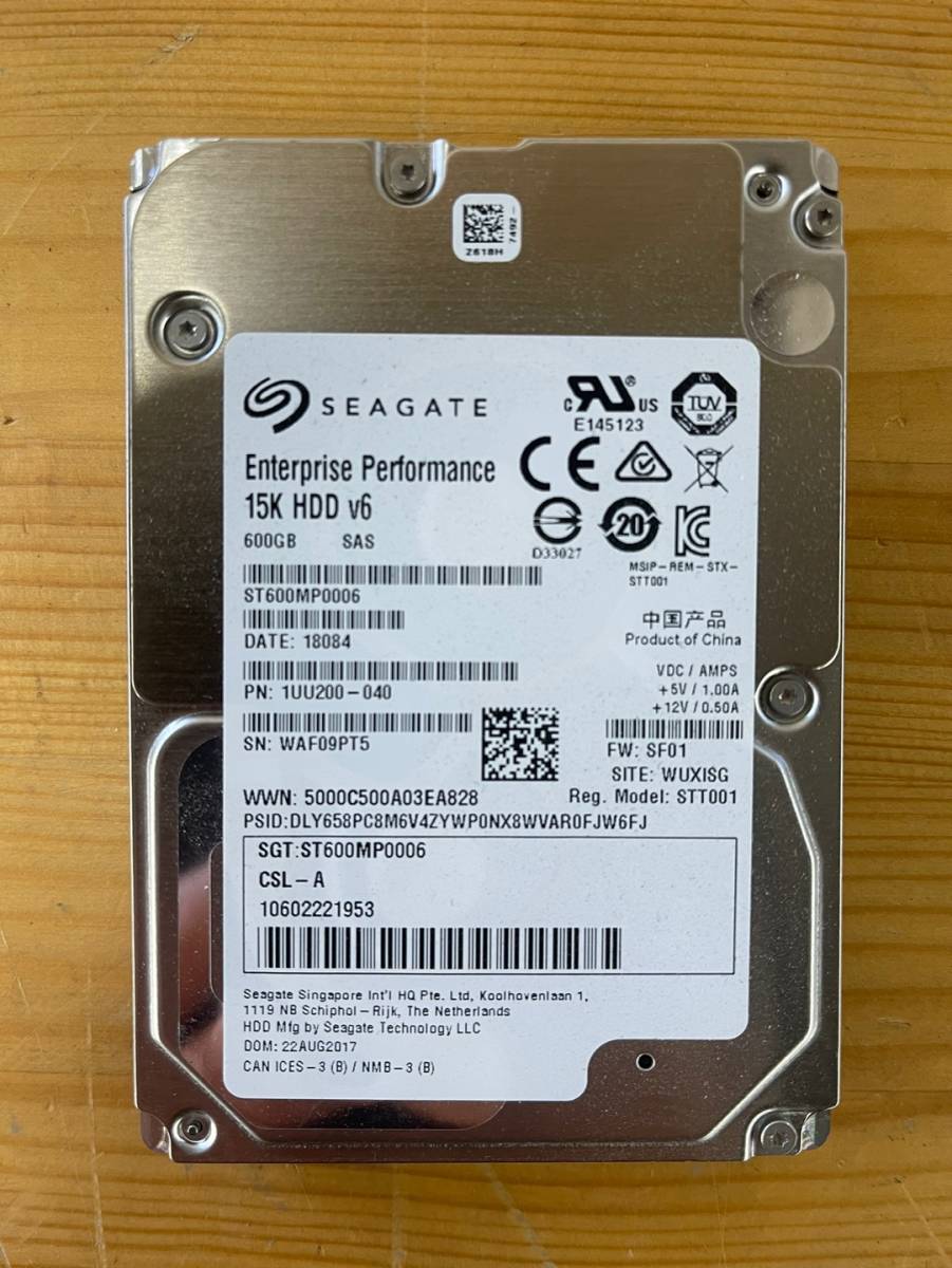 Fujitsu 10602221953 600GB 15K SAS 12G 2.5 -inch HDD ST600MP0006 RX2530 RX2540 for 