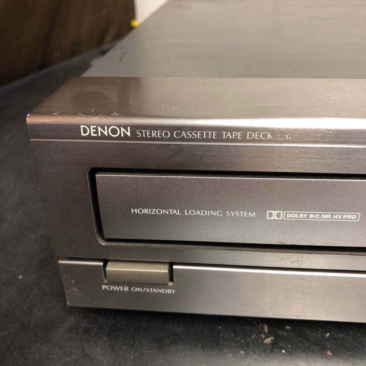 DENON デノン カセットデッキ DR-210　カセットテープ_画像3
