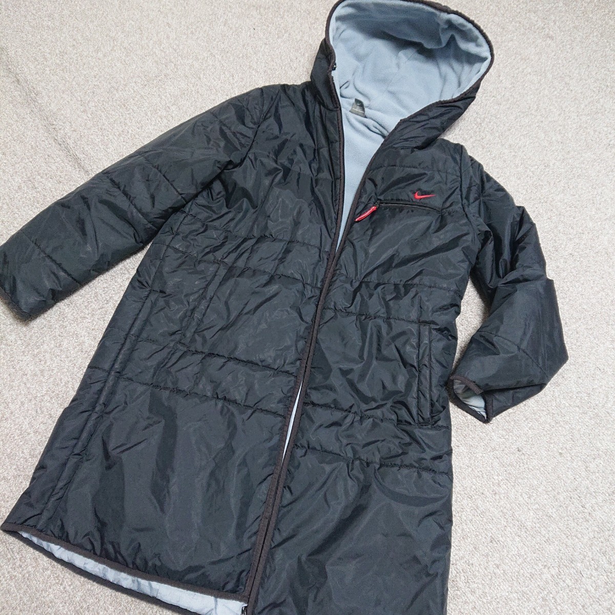  бесплатная доставка Nike мужской L bench пальто чёрный jk071