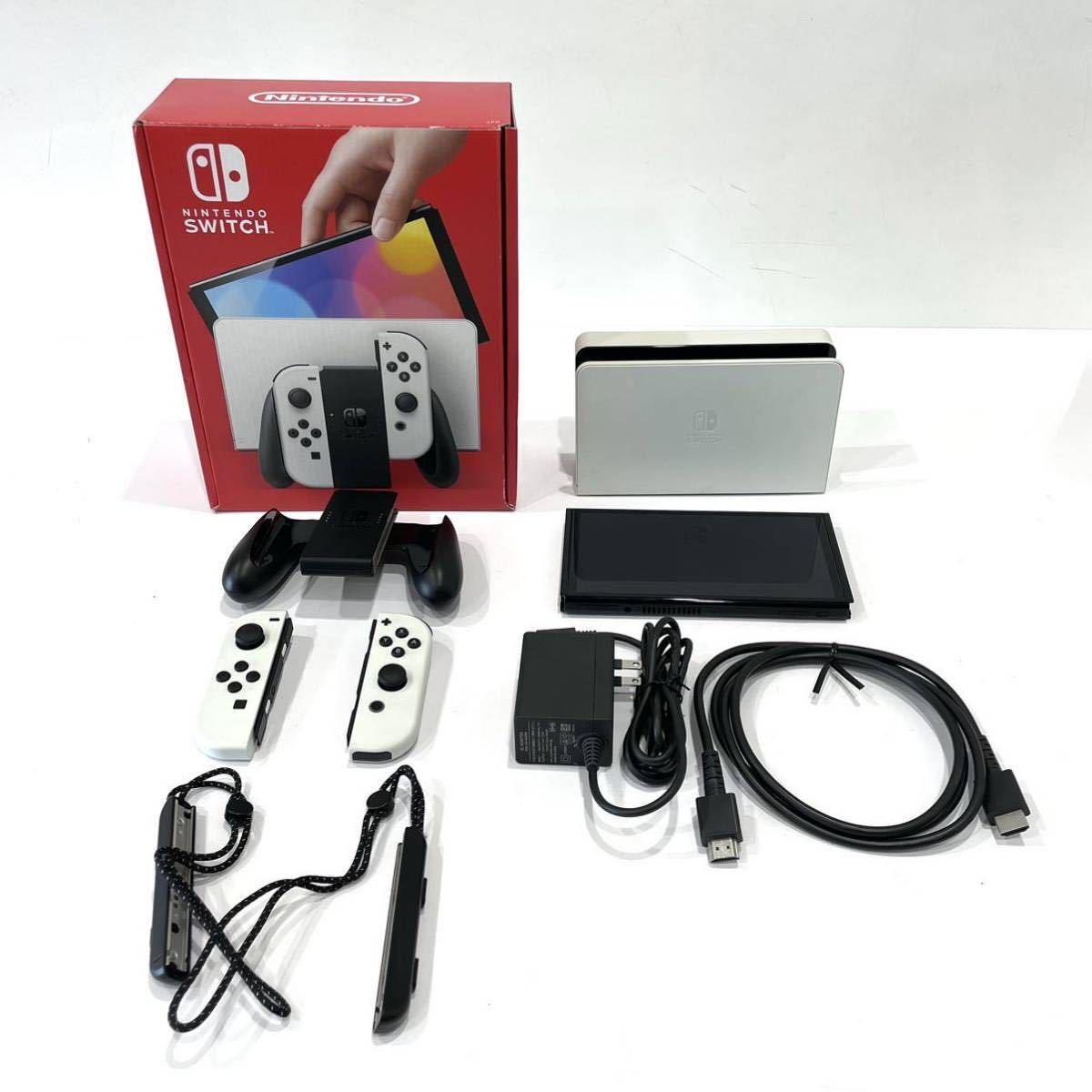 Nintendo Switch ニンテンドースイッチ 有機EL HEG-S-KAAAA ホワイト ゲーム機 本体 箱付き 送料無料