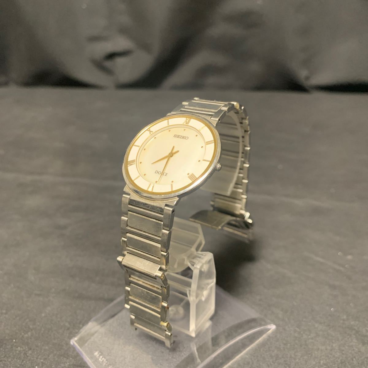 SEIKO DOLCE セイコー ドルチェ 4J40-0AD0 腕時計 シルバー シェル文字盤 クォーツ 2針 _画像1
