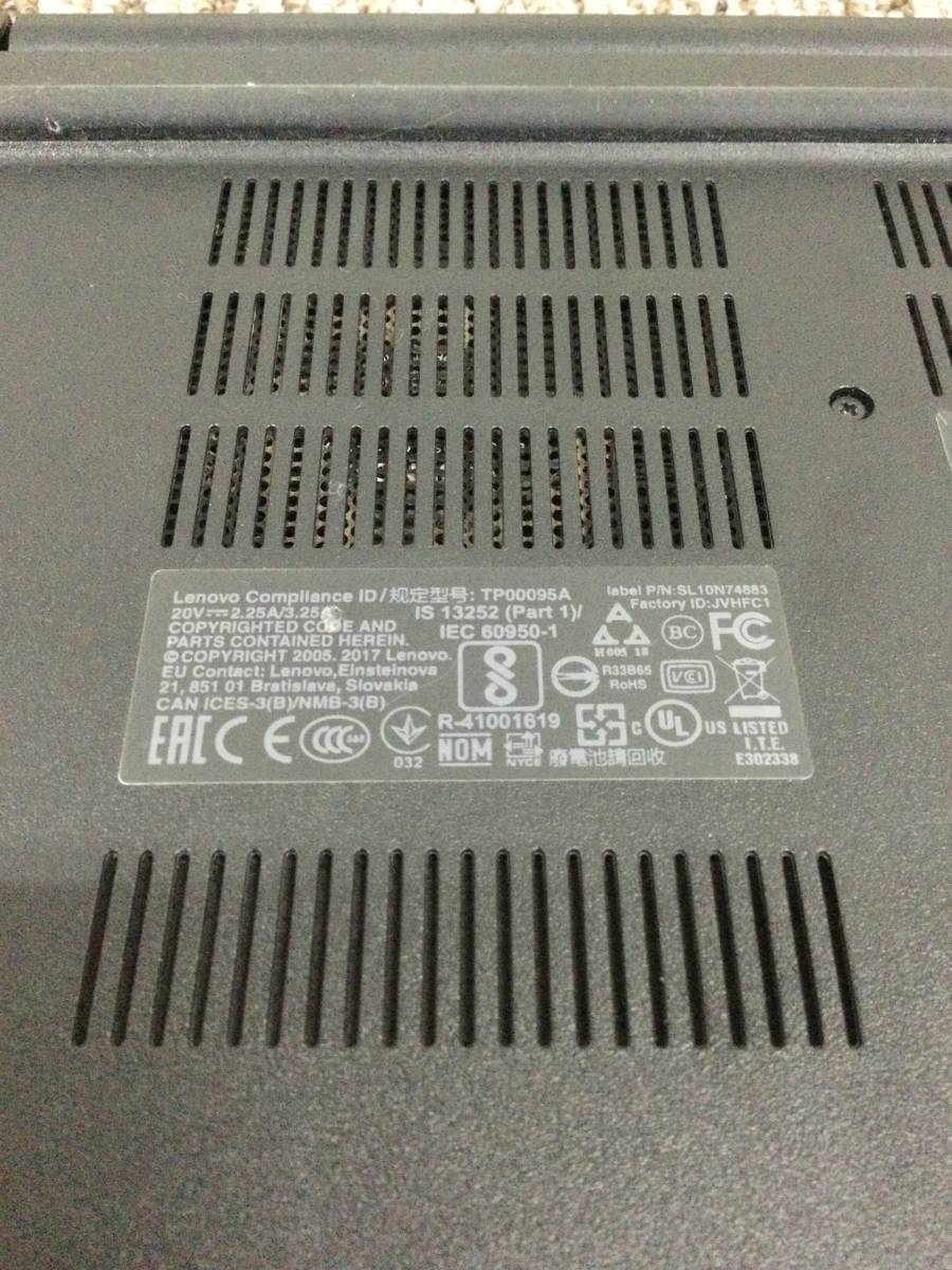 【715】Lenovo ThinkPad E585 AMD Ryzen5 2500U with radeon vega 8GB SSD,OSなし ジャンク_画像8