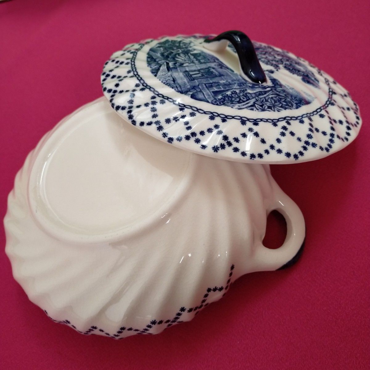 極美品　ヴィンテージ　ロイヤルチェルシー　スープ皿　Trianon 5枚セット 未使用】「北欧」ROYAL MARUISHI WARE 食器セット カレースープ