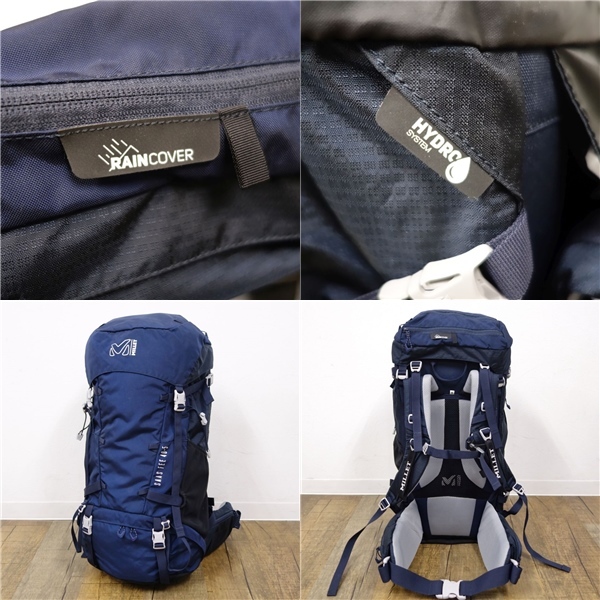 美品 ミレー MILLET SAAS FEE 40+5 サースフェー Sサイズザック バックパック リュック 登山 トレッキング アウトドア cf01dr-rk26y04772_画像10