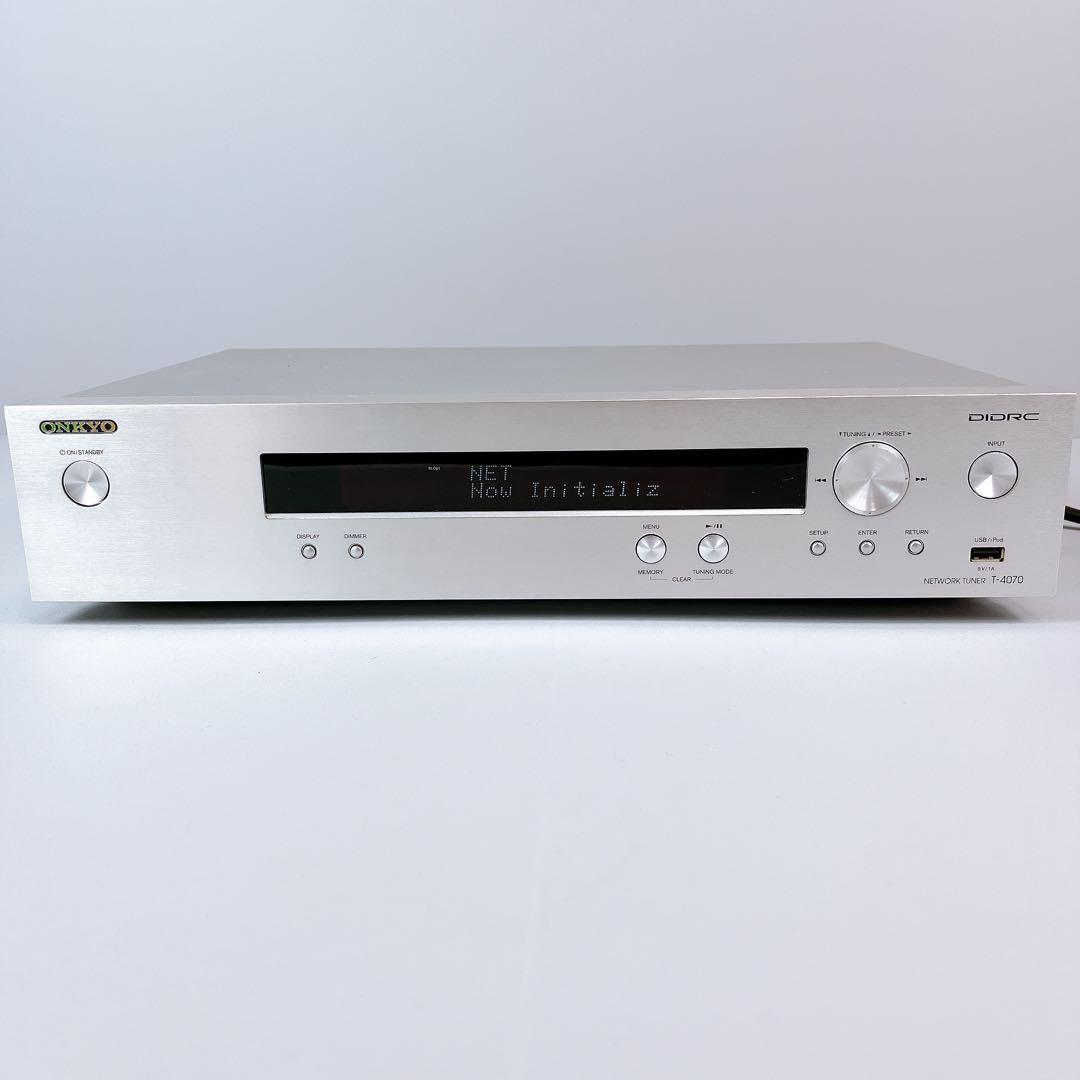 オンキョー　ネットワークオーディオ　チューナー / ONKYO T-4070 リモコン付　中古美品　《USED》_画像2