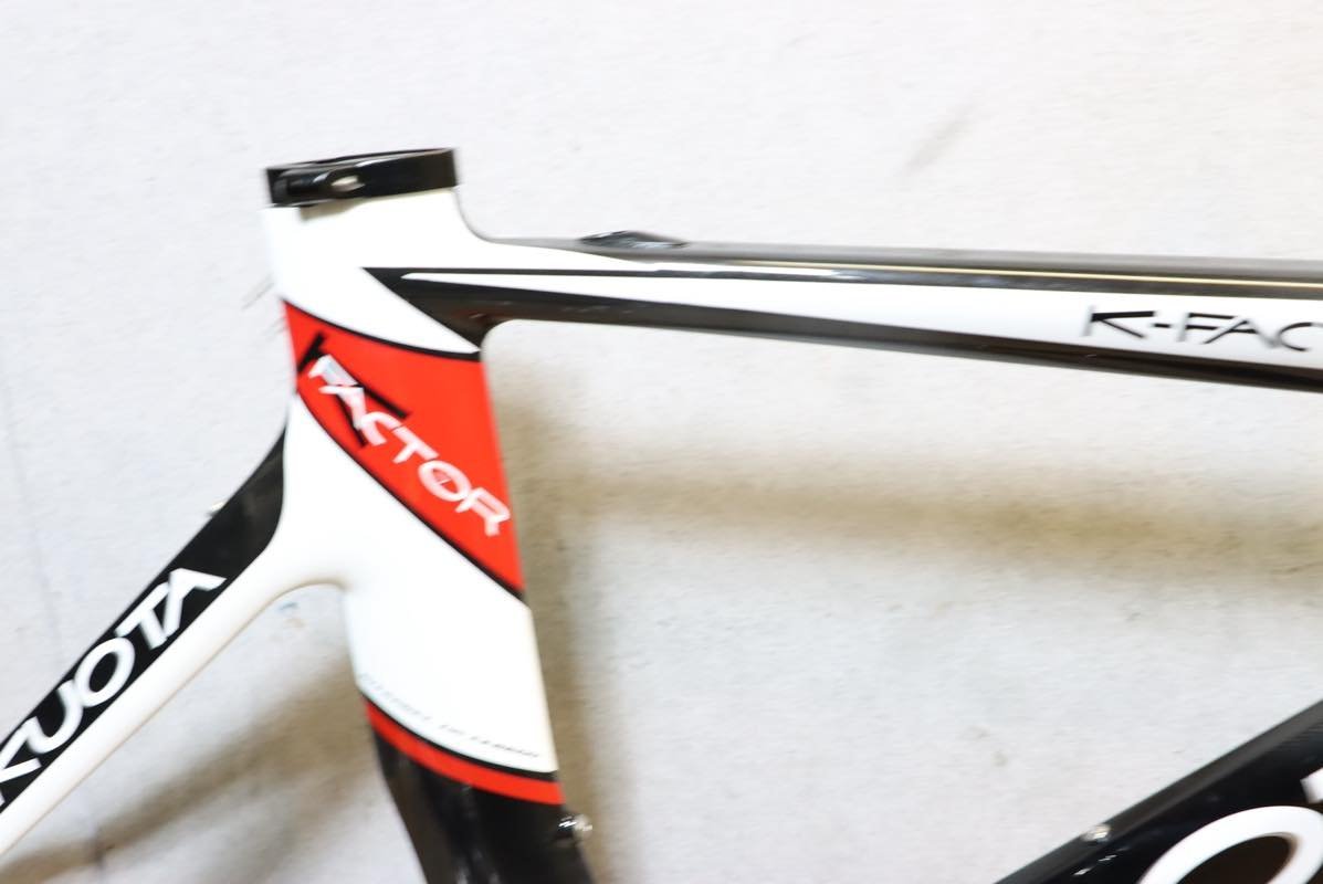 値下げ! □KUOTA クォータ K-FACTOR カーボンフレーム 2012年 Sサイズ 未使用品 難ありの画像7