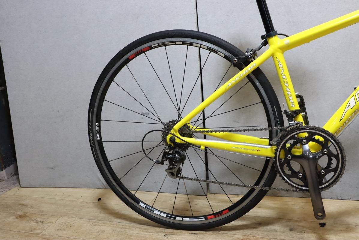 フラットバーカスタム!!■ANCHOR アンカー RA5 SHIMANO 105 5600 MIX 2X10S サイズ390 2009年モデル 美品_画像4