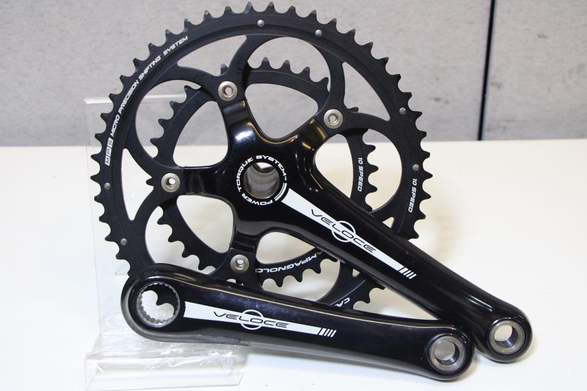 ★Campagnolo カンパニョーロ VELOCE ヴェローチェ 50/34T 2x10s クランクセット BCD:110mm 極上品の画像1