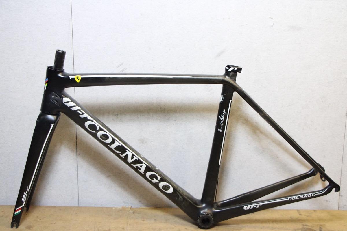 FERRARIコラボ□COLNAGO コルナゴ V1-r カーボンフレーム フェラーリ 2015年 480sサイズ_画像3