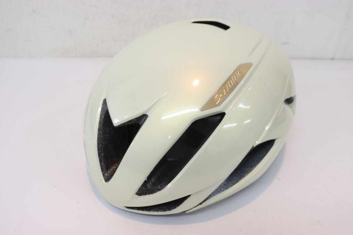 ▲SPECIALIZED スペシャライズド S-WORKS EVADE Ⅱ ヘルメット ASIA Lサイズ 59-64cm 美品_画像2