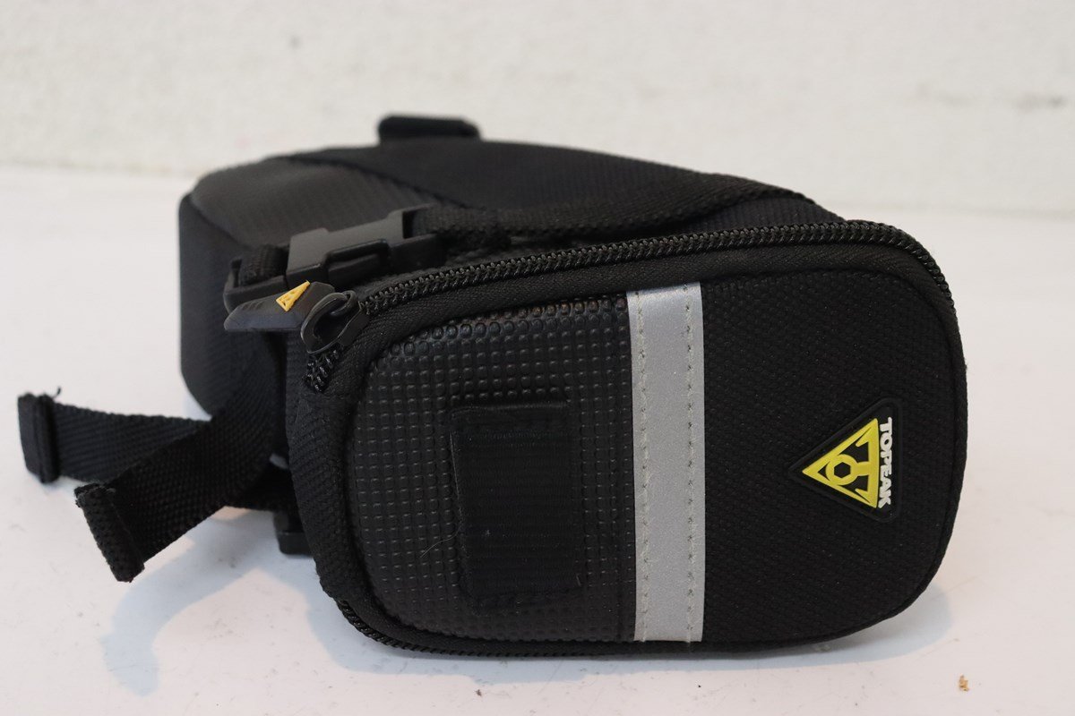 ★TOPEAK トピーク AERO WEDGE PACK (STRAP MOUNT) サドルバッグ Sサイズ 美品_画像5