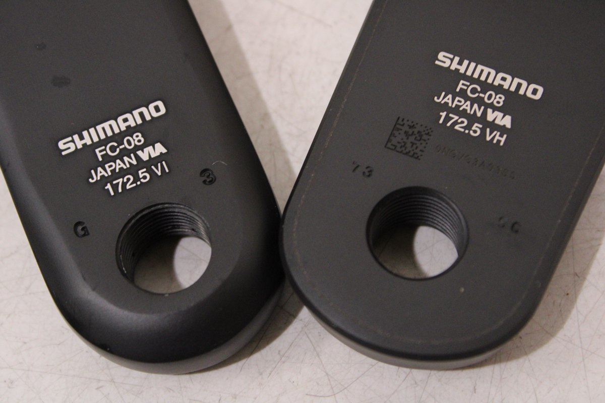 ★SHIMANO シマノ FC-08(FC-6800/R8000) ULTEGRA 172.5mm 52/39T 2x11s クランクセット BCD:110mm 未使用品_画像9