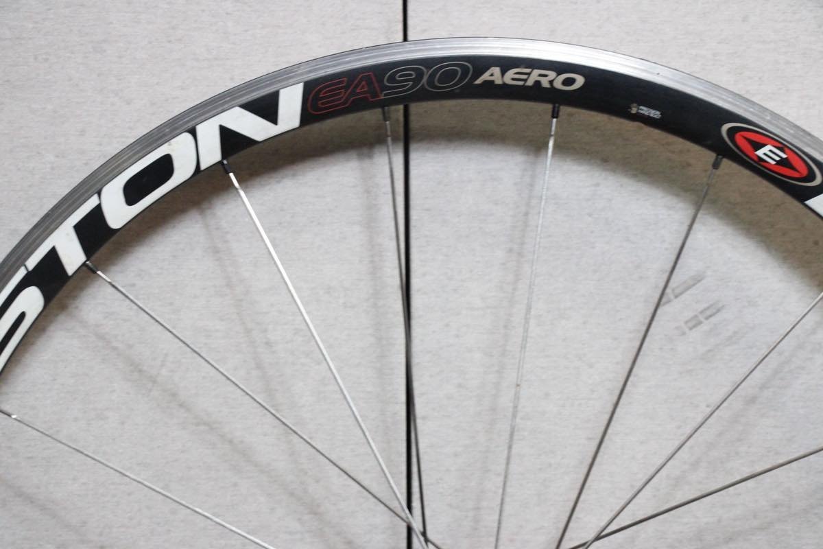 ○EASTON イーストン EA90 AERO RIM シマノフリー 11s対応 クリンチャー ホイールセット 難あり_画像10