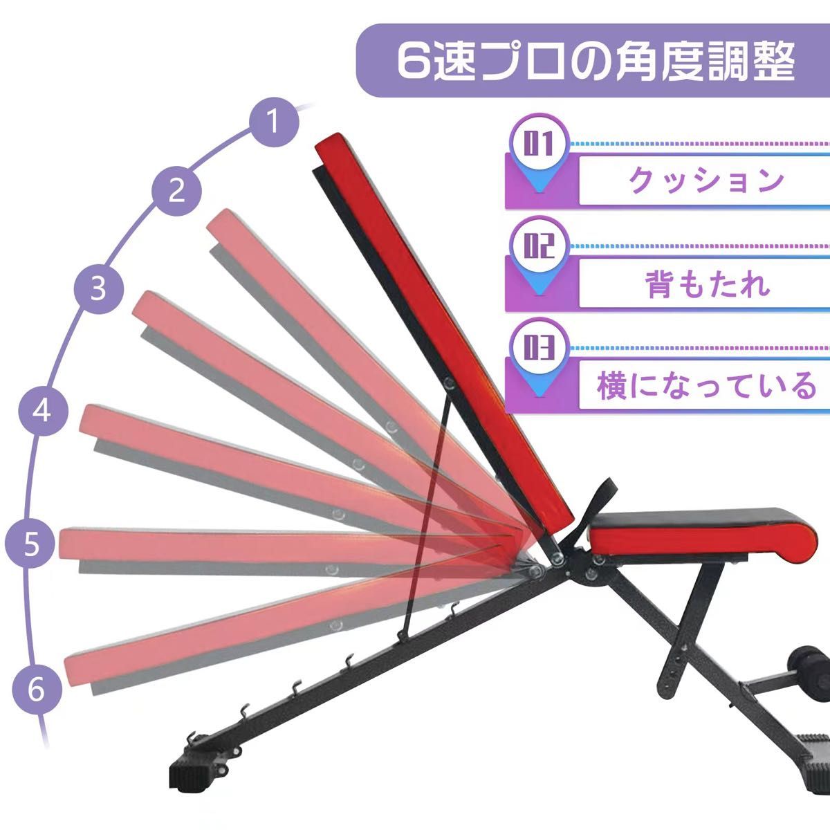 トレーニングベンチ フラットベンチ 耐荷重400KG