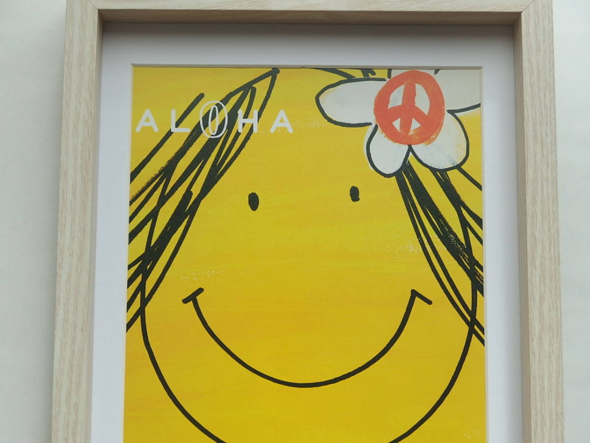 額装品 4 豊田弘治 Palm Graphics ALOHA雑誌掲載イラスト 額入り 額装品 4 豊田弘治 Palm Graphics ALOHA雑誌掲載イラスト 額入り