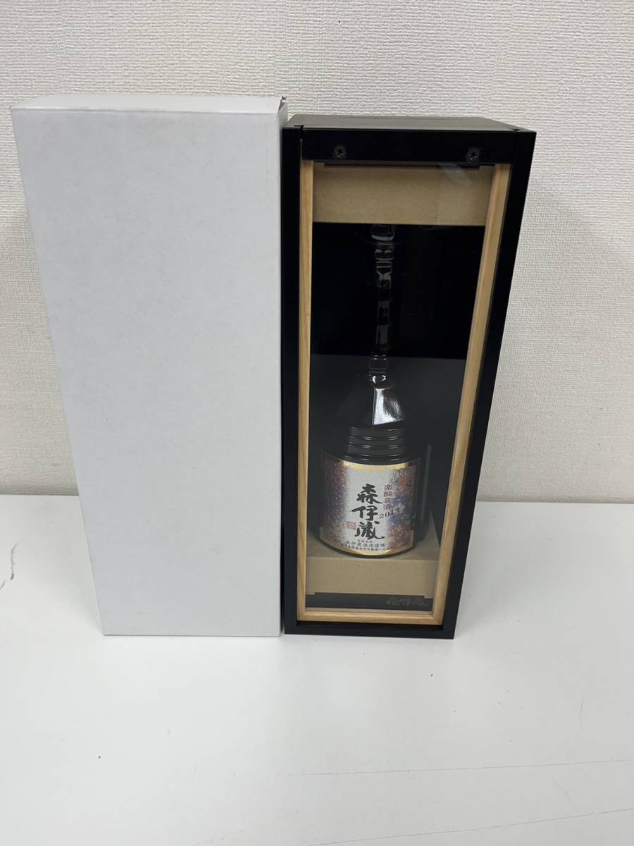 【K-25833】1円スタート 楽酔喜酒2013 森伊蔵 未開栓 600ml 25％ 箱付き 焼酎 酒 芋_画像1