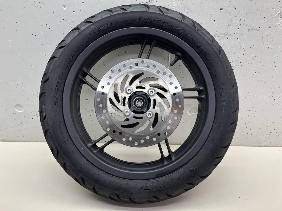 60■JF56 PCX125■フロントホイール/ディスクホイール■検 JF28 JF81 KF12 KF18 KF30 PCX150■の画像1