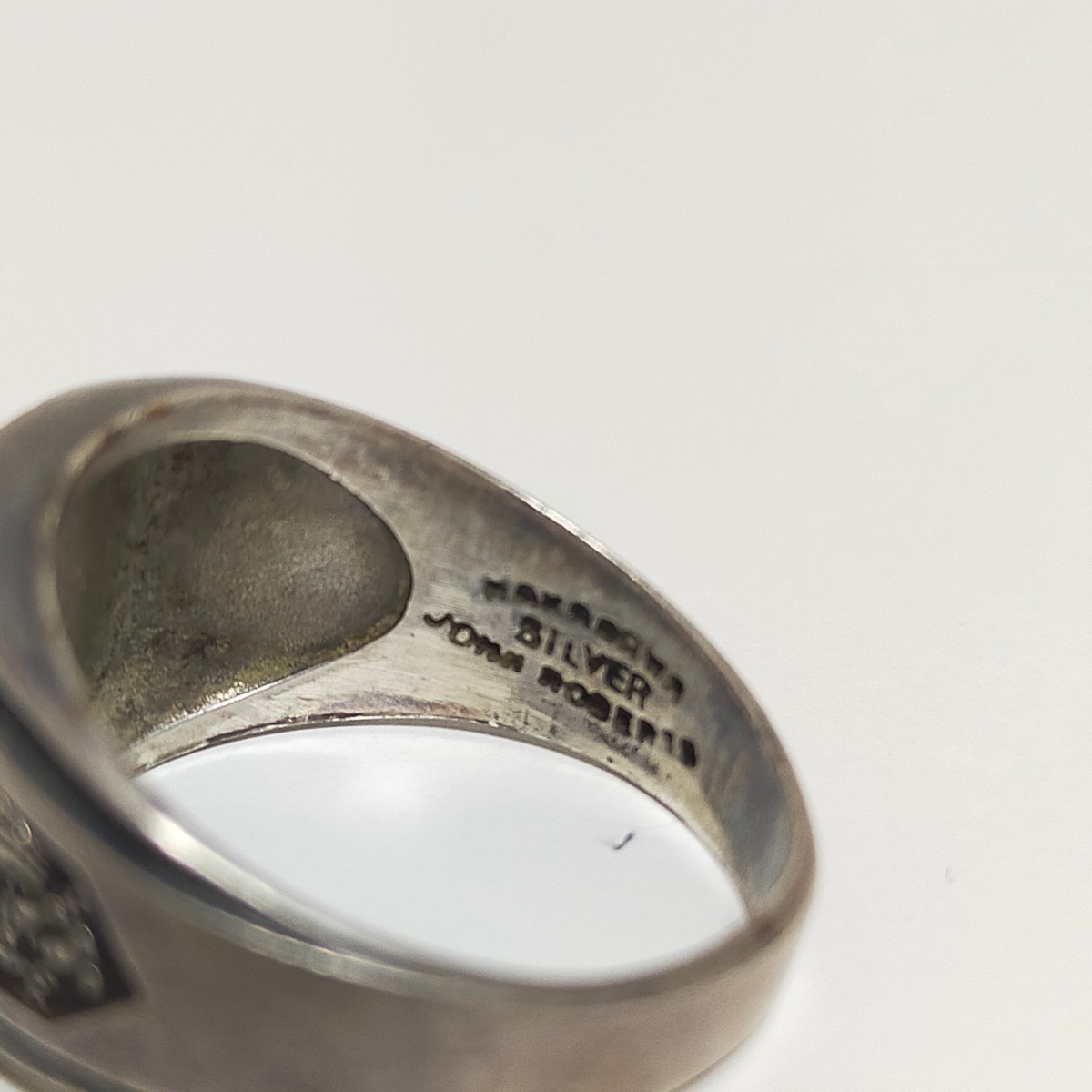 nakagawa john robertsnaka сторона John осел -tsu кольцо "college ring" кольцо 15 номер silver925/ серебряный 925