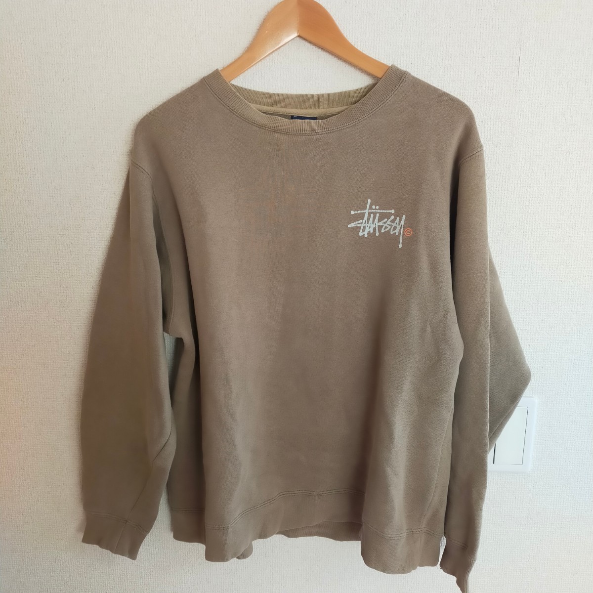 OLD STUSSY オールドステューシー 紺タグ 両面プリント ロゴ OLD STUSSY オールドステューシー 紺タグ 両面プリント ロゴ