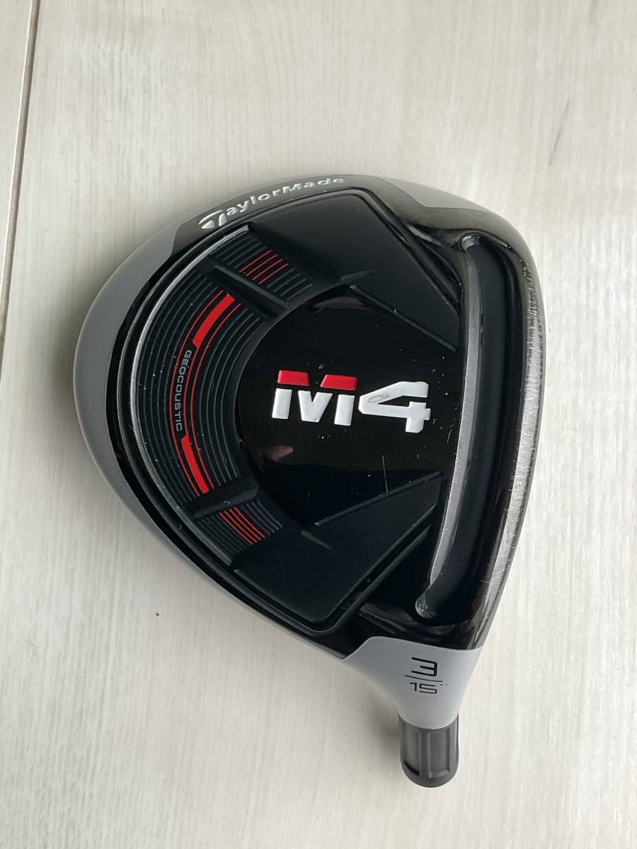 美品 TaylorMade M4 3W 2021モデル US テーラードメイド ヘッド ヘッドカバーのみ ステルス SIM スプーン グローレ_画像2