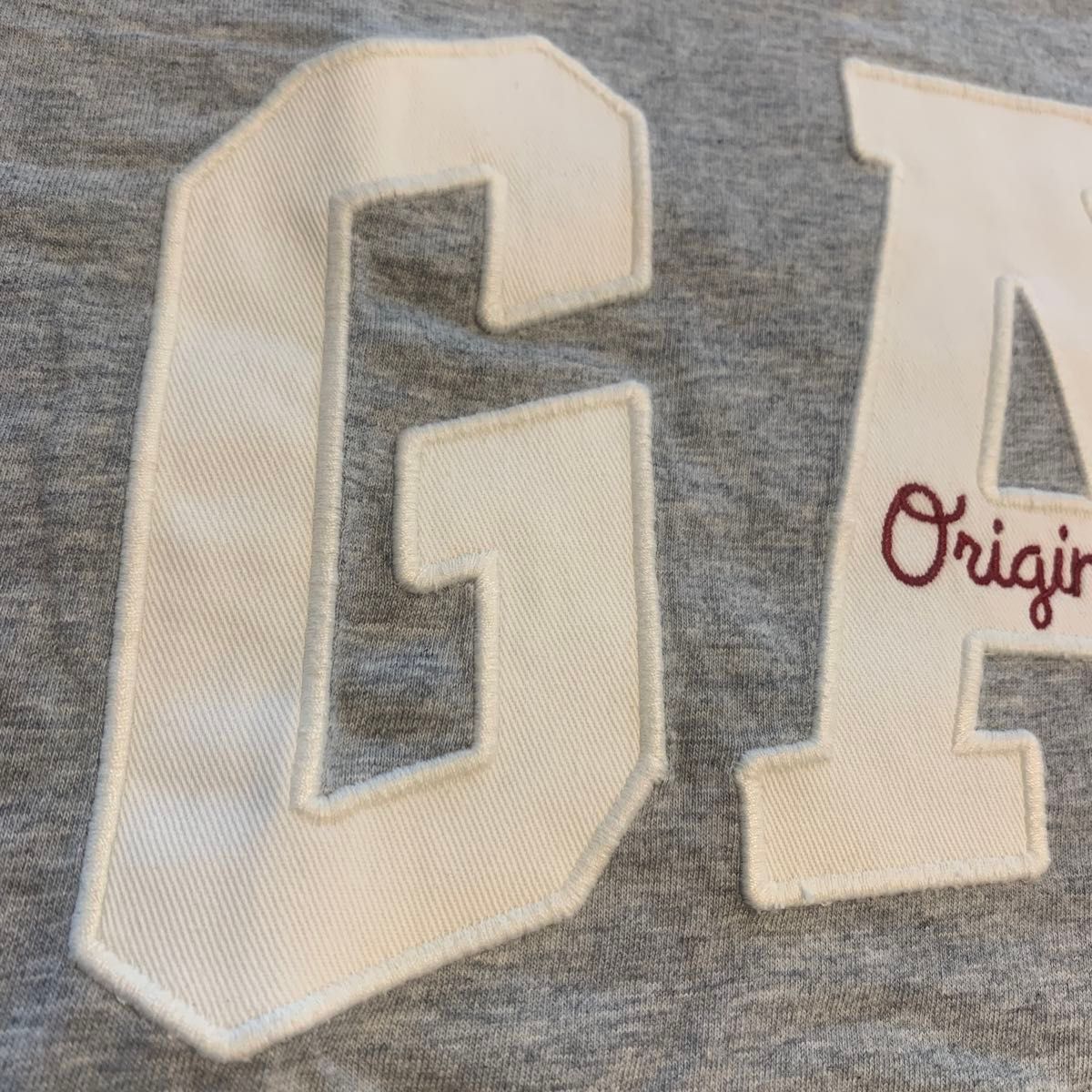 【新品】GAP ギャップ Men's メンズ 半袖 Tシャツ ロゴ トップス L サイズ グレー