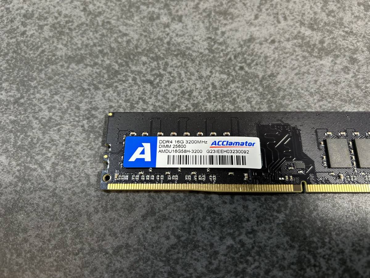 DDR4 16GB 3200MHz DIMM 25600 メモリ パソコン_画像3