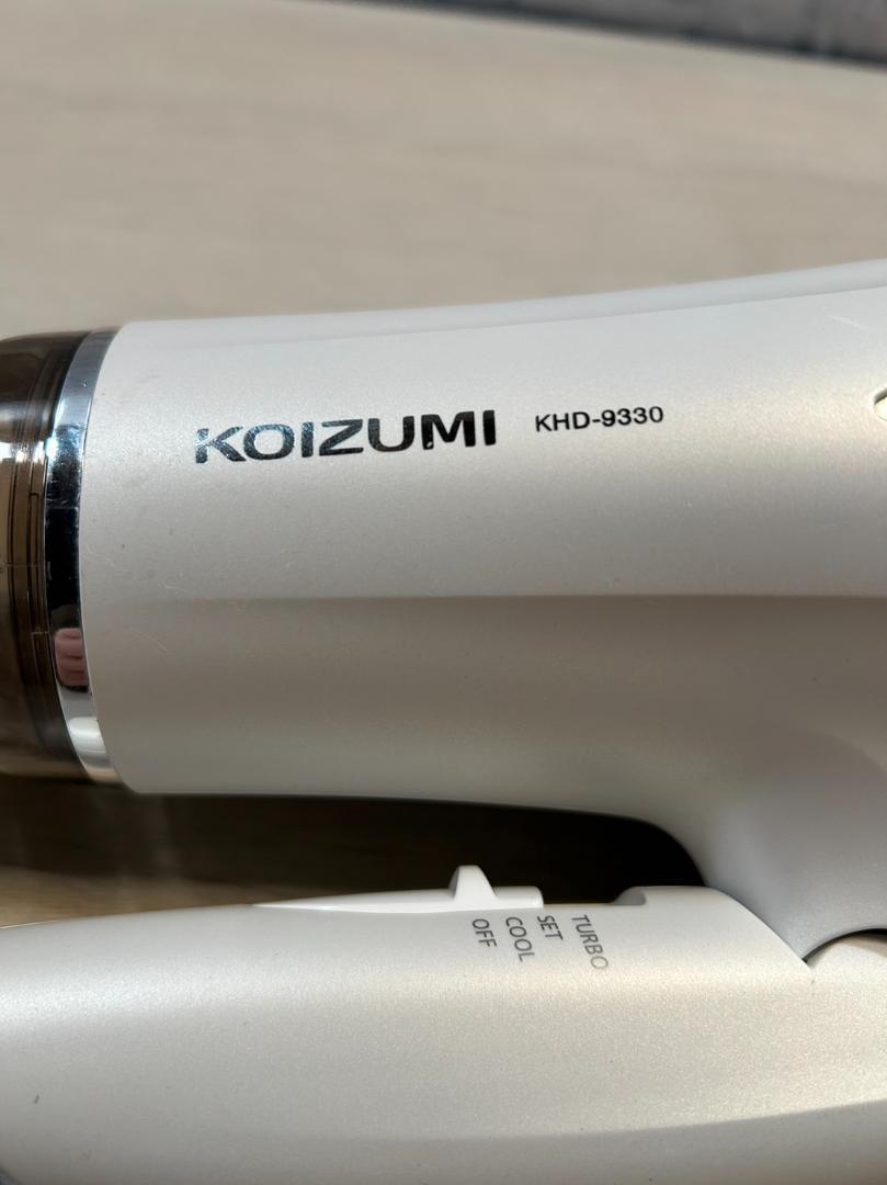 現状品 訳あり KOIZUMI コイズミ ドライヤー ホワイト KHD-9330 動作確認済み