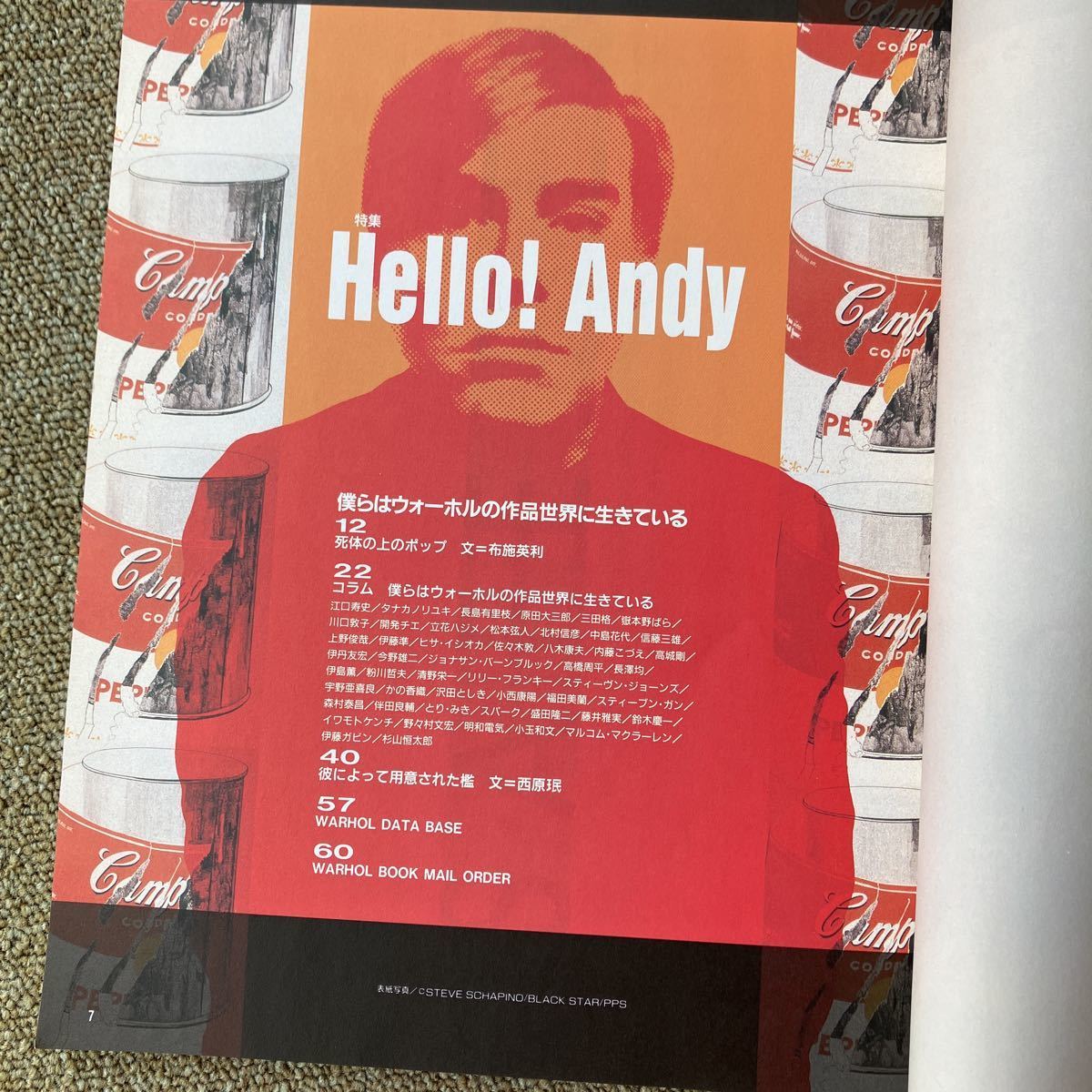 STUDIO VOICE スタジオ・ボイス 特集　Hello Andy 僕らはウォーホルの作品世界に生きている_画像3