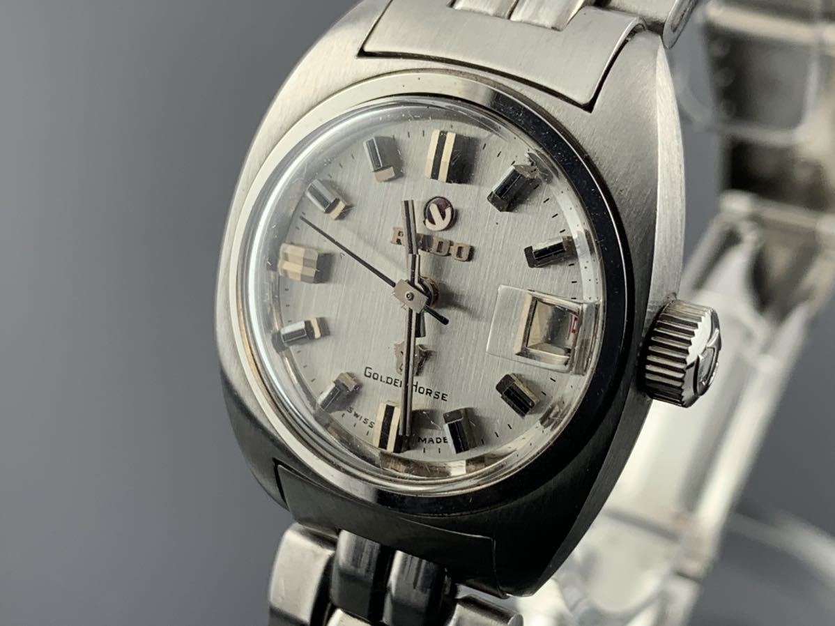 A1247]1円～☆レディース腕時計 AUTOMATIC ラドー RADO GOLDEN HORSE