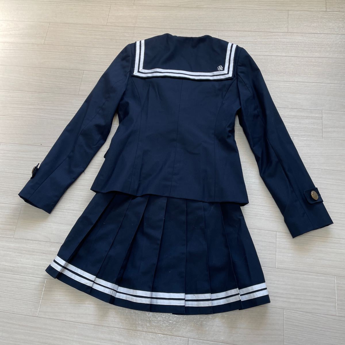 repipi armariorepi Piaa ru Mario formal suit graduation ceremony . clothes going to school girl sailor jacket skirt dark blue size S 150-160cm