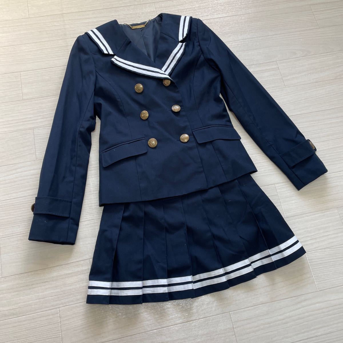 repipi armariorepi Piaa ru Mario formal suit graduation ceremony . clothes going to school girl sailor jacket skirt dark blue size S 150-160cm