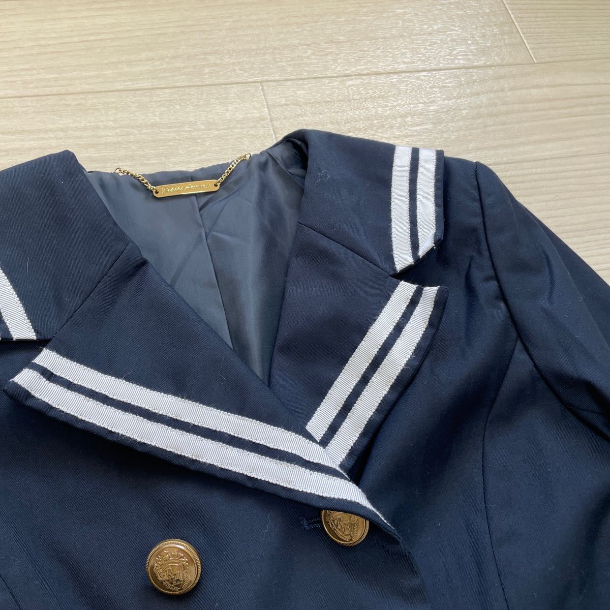 repipi armariorepi Piaa ru Mario formal suit graduation ceremony . clothes going to school girl sailor jacket skirt dark blue size S 150-160cm