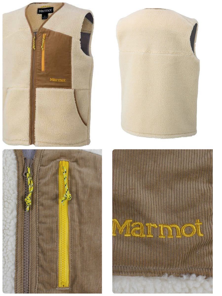 マーモット MARMOT シープフリースベスト メンズ スポーツアウトドア ウェアSheep Fleece Vest メンズ サイズM 美品_画像9