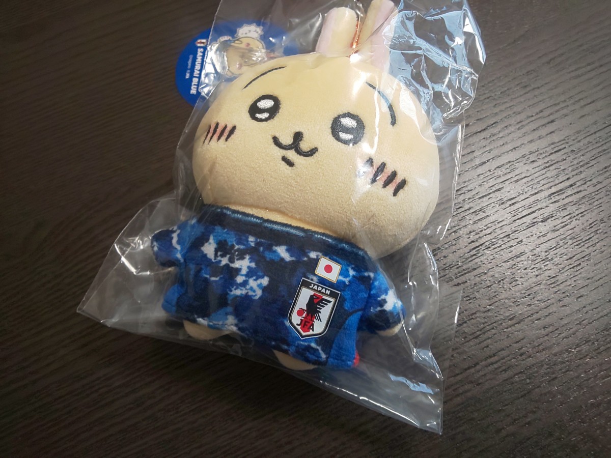 ちいかわ うさぎ ぷちミニマスコット サッカー 日本代表ver ちいかわ うさぎ ぷちミニマスコット サッカー 日本代表ver