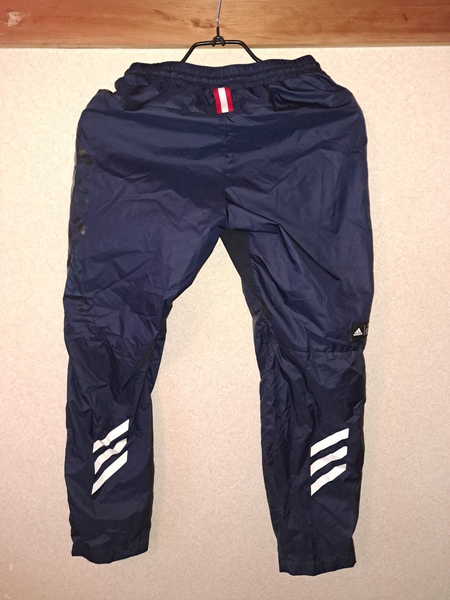 【中古美品】adidasウインドブレーカーズボン160_画像2