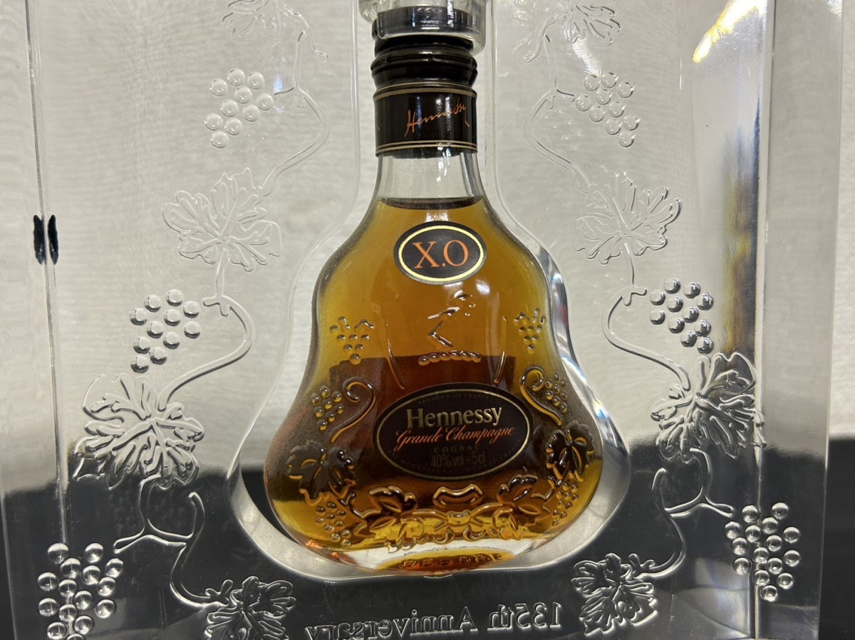 未開栓　A3　Hennessy　ヘネシー　XO　クリアボトル　50ml　40％　135th Anniversary　135周年記念　ブランデー　現状品_画像2