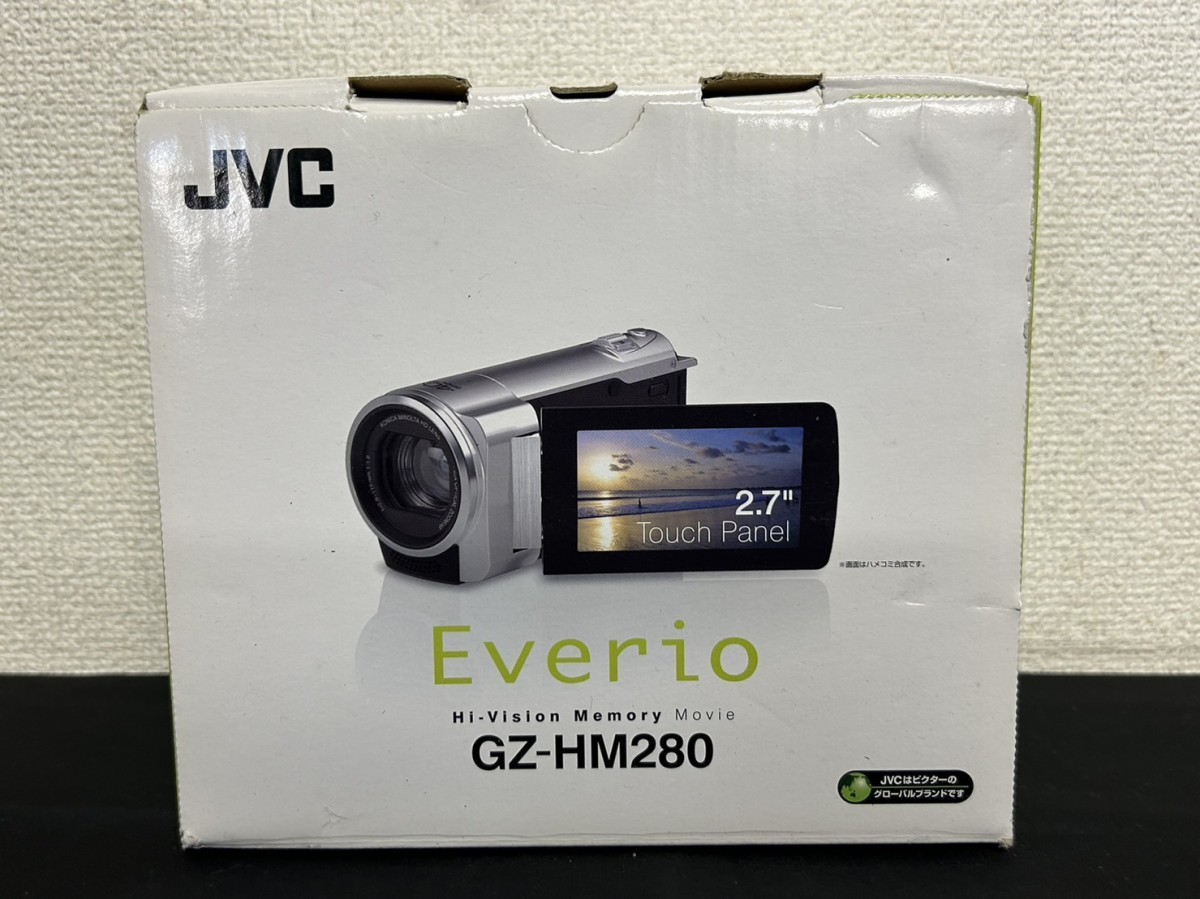 A3　JVC　ビクター　GZ-HM280-S　デジタルビデオカメラ　元箱付　説明書付き　現状品_画像1