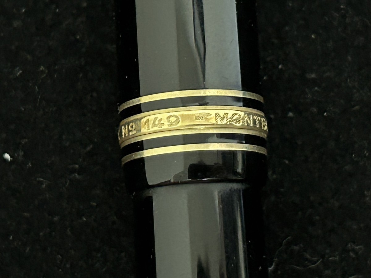 美品 A1 MONTBLANC モンブラン マイスターシュテュック No.149 4810 18C 750 M N2 万年筆 ゴールド×ブラックカラー 現状品_画像9