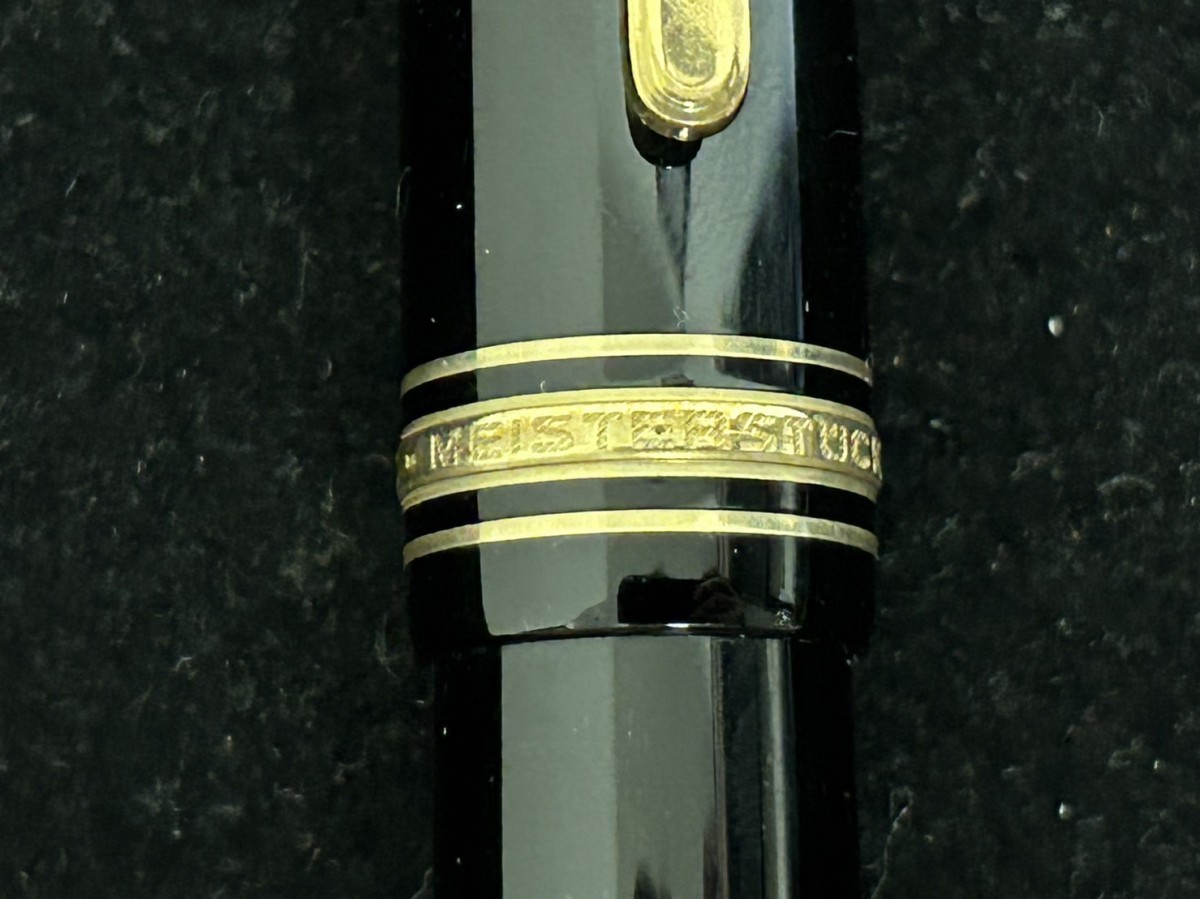 美品 A1 MONTBLANC モンブラン マイスターシュテュック No.149 4810 18C 750 M N2 万年筆 ゴールド×ブラックカラー 現状品_画像7