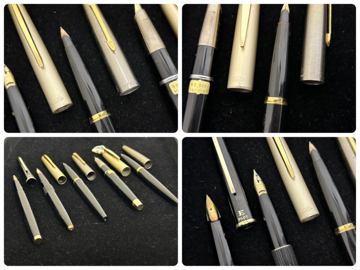 A3　万年筆　まとめて　5点　ペン先 14K 等　PILOT　パイロット　E　Sailor　セーラー　PARKER　パーカー　等　ヴィンテージ　現状品_画像10