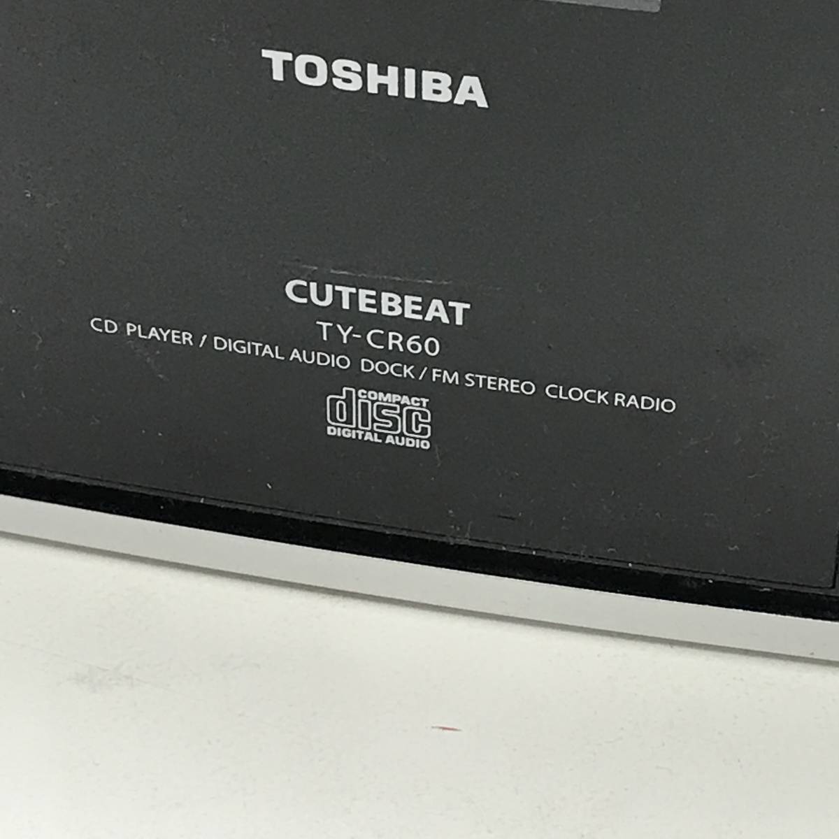 【1円～】CDクロックラジオ TY-CR06 CUTEBEAT TOSHIBA/東芝【中古品】_画像8