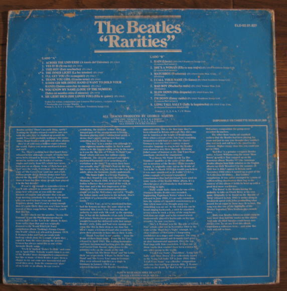 ペルー盤 独自仕様 The Beatles / Rarities_画像3