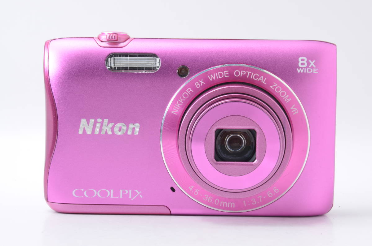 ★極上品★ ニコン NIKON COOLPIX S3700 コンパクトデジタルカメラ ピンク B076 #980_画像2