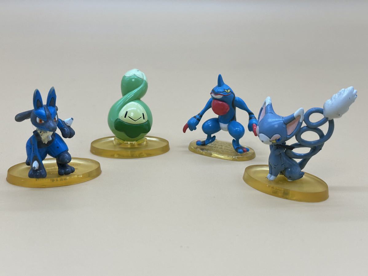 中古品 セット ポケモン モンコレ スボミー ドクロッグ ニャルマー ルカリオ フィギュア モンスターコレクション TOMY ポケットモンスターの画像1