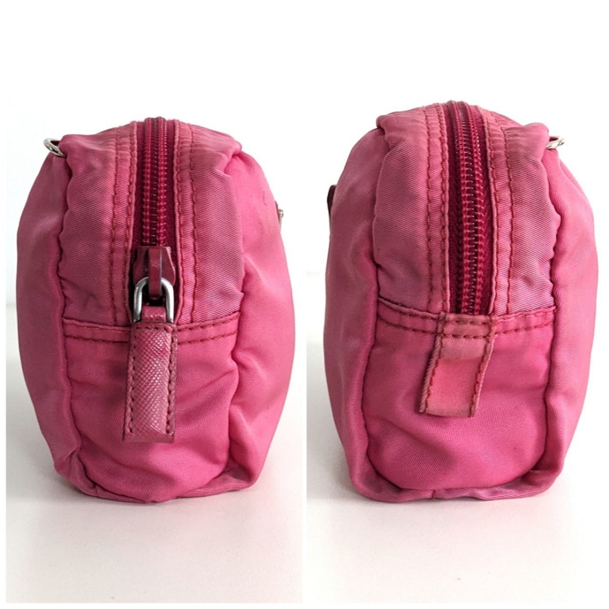 良品 プラダ ナイロン 2way チェーン ポシェット ミニショルダー 良品 プラダ ナイロン 2way チェーン ポシェット ミニショルダー