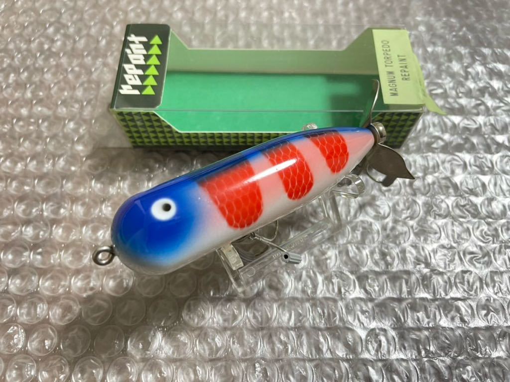 ★ ヘドン マグナムトーピード リペイント OLB ★ heddon Magnum Torpedo repaint マグトー_画像1