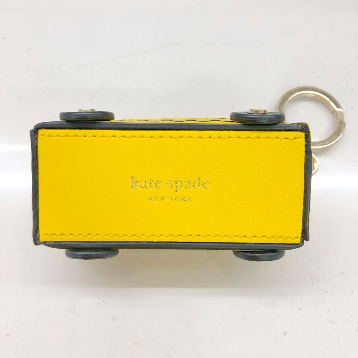 kate spade new york ケイトスペード バッグチャーム キーホルダー キーチェーン イエローキャブ car 車 